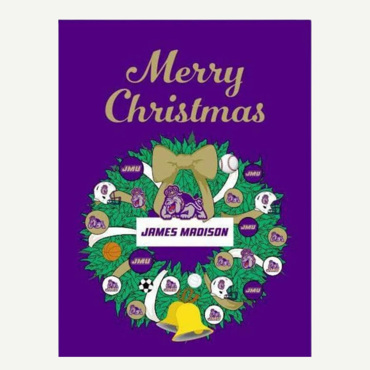 JMU Holiday Banners - CHRISTMAS