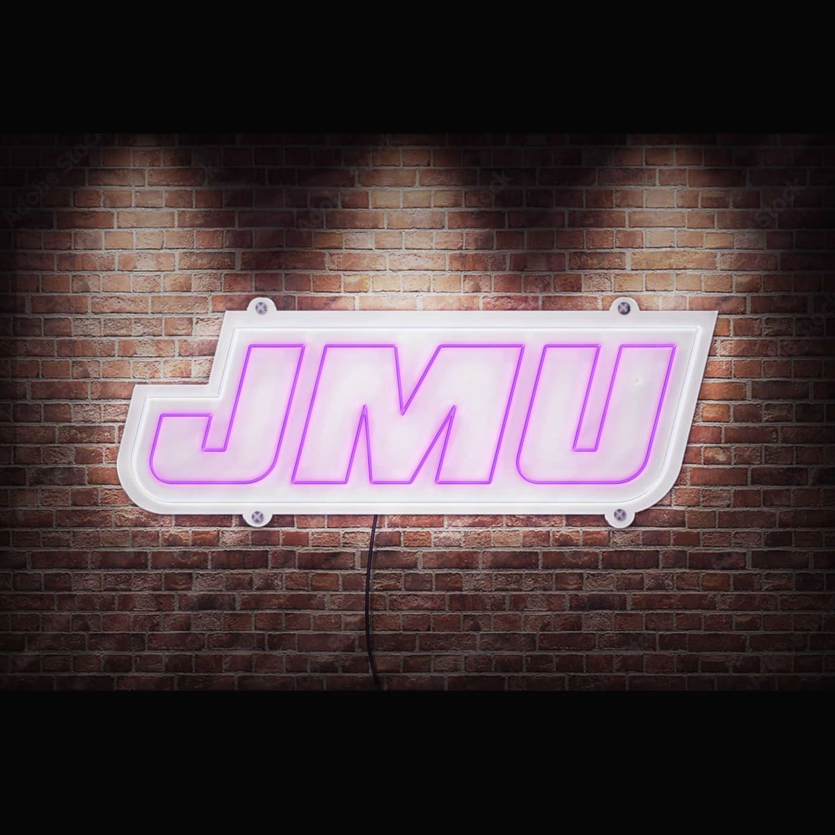 JMU LED Neon Sign - WHITE - Neon Sign