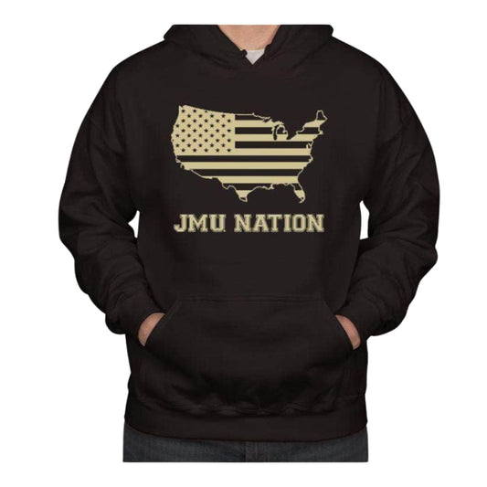 JMU Nation Men’s/Unisex Hoodie - S / WHITE