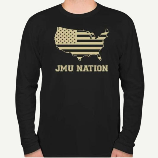 JMU Nation Men’s/Unisex Long Sleeve Cooling Performance