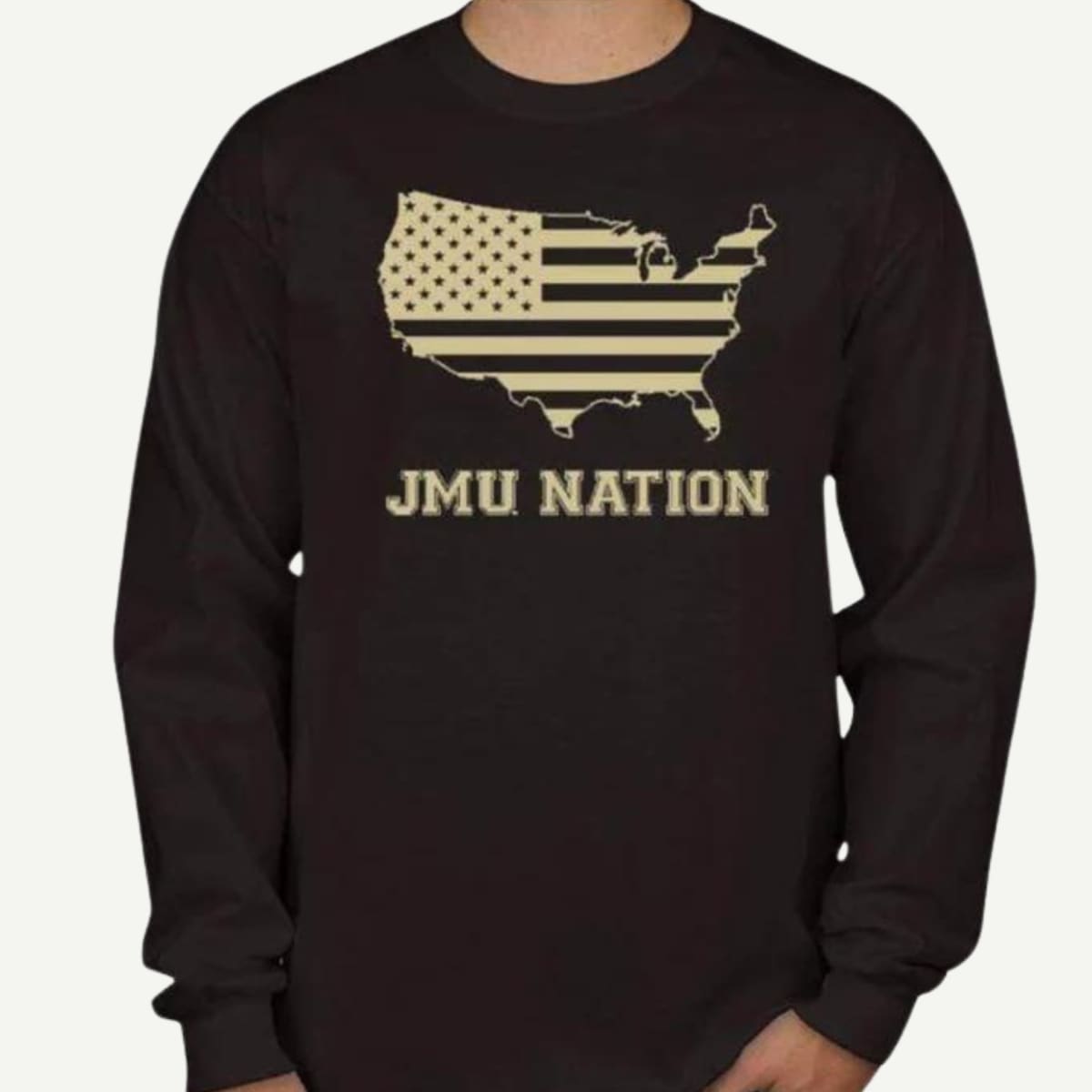 JMU Nation Men’s/Unisex Long Sleeve T-Shirt - S / BLACK