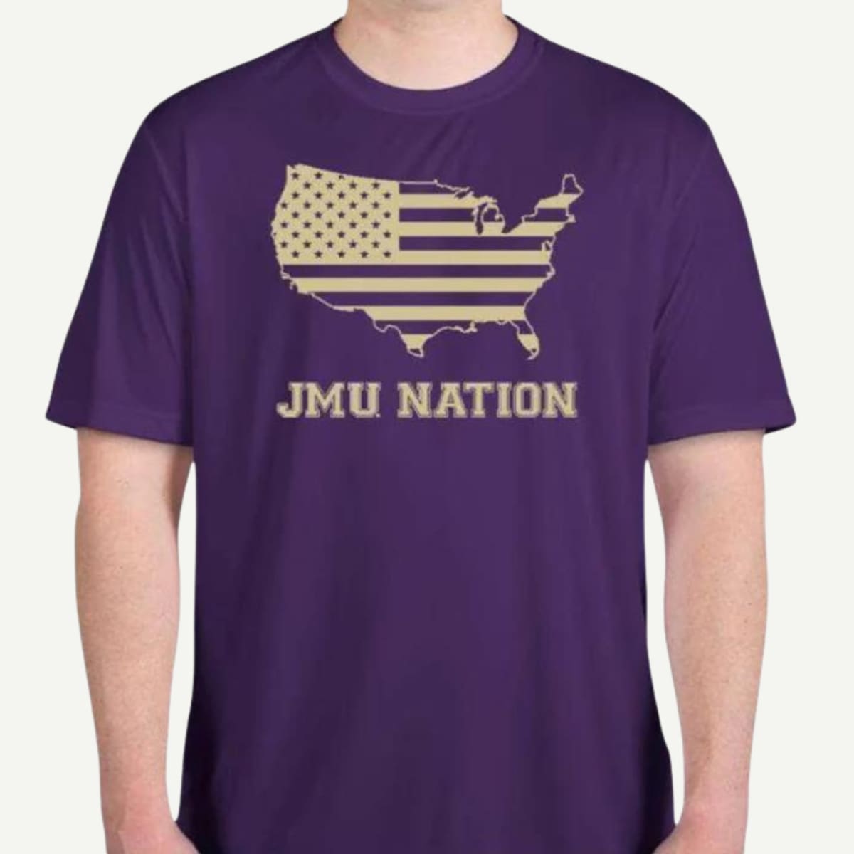 JMU Nation Men’s/Unisex Short Sleeve Cooling Performance