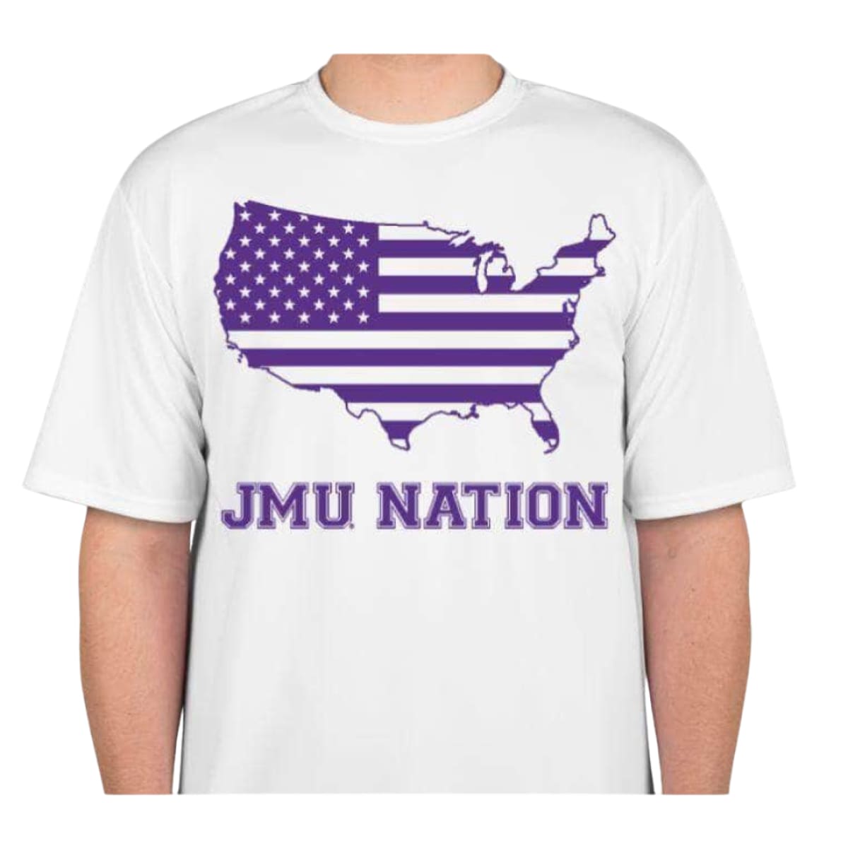 JMU Nation Men’s/Unisex Short Sleeve Cooling Performance