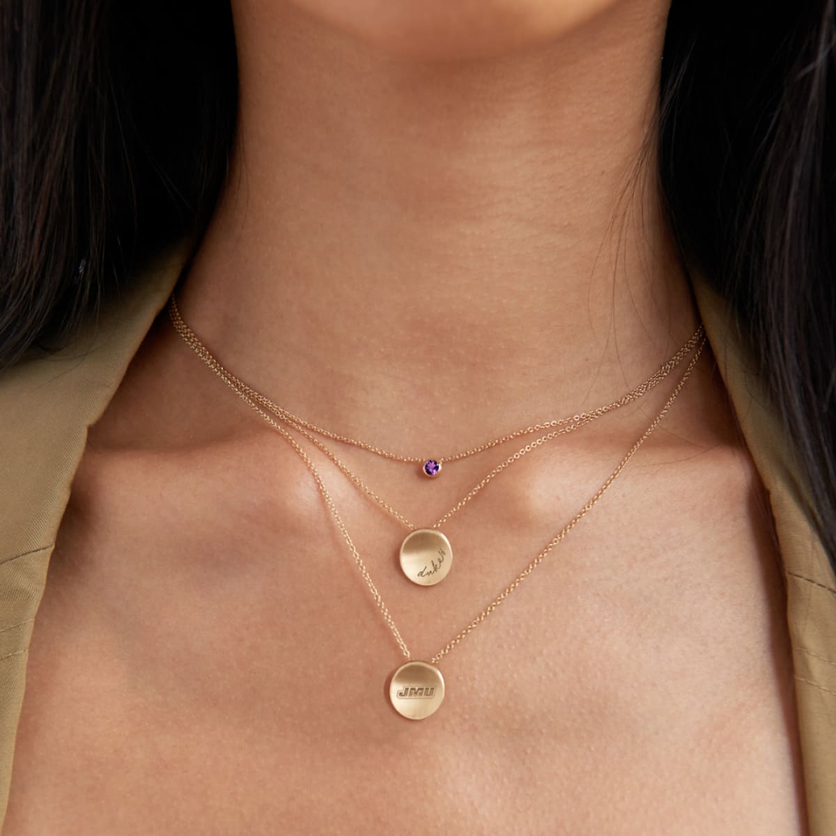 JMU Organic Petite Necklace by Kyle Cavan