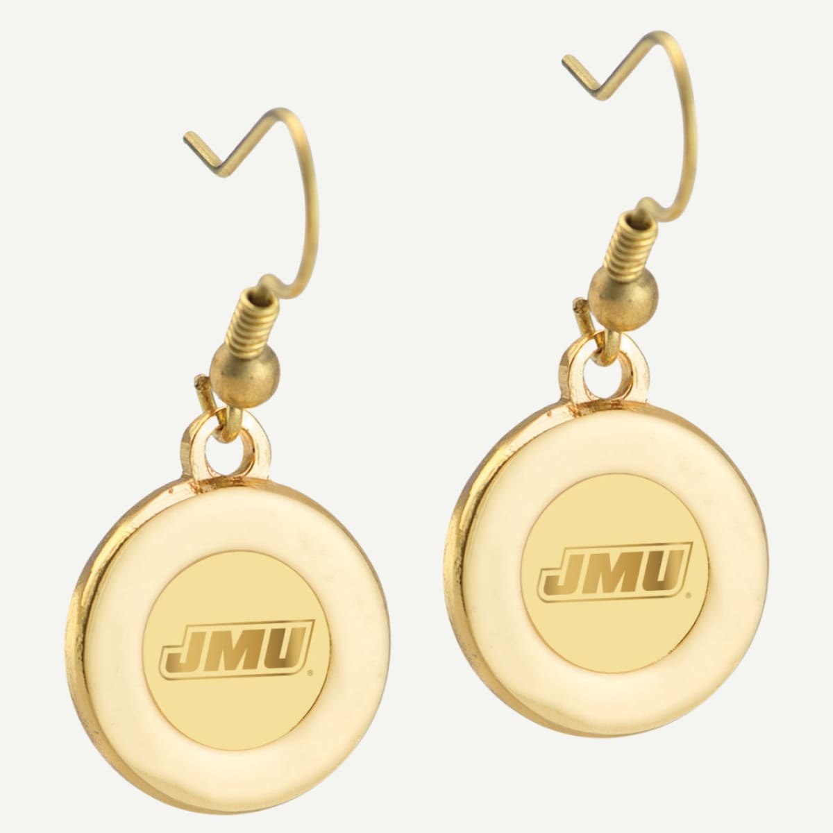JMU Pendant Earrings - JMU Gold Earrings