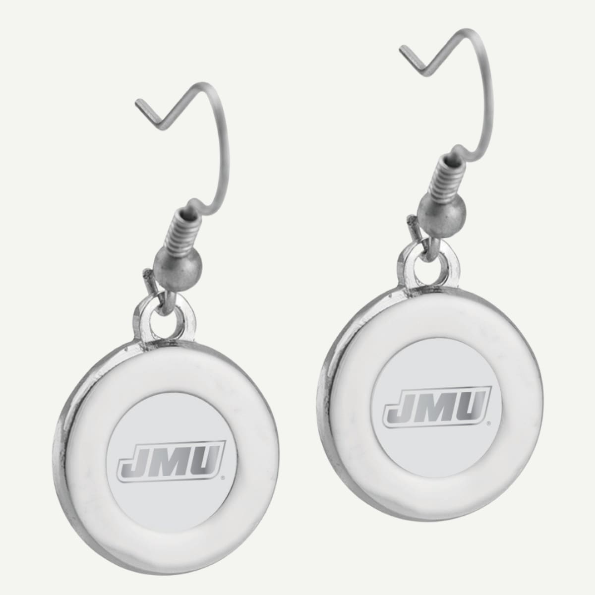 JMU Pendant Earrings - JMU Silver Earrings