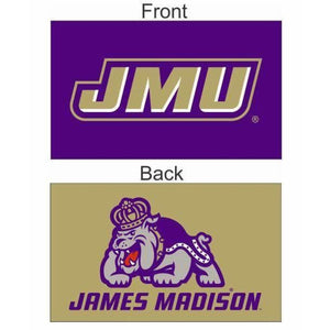 JMU Purple Gold Double-Sided 3' x 5' Flag - IN STOCK