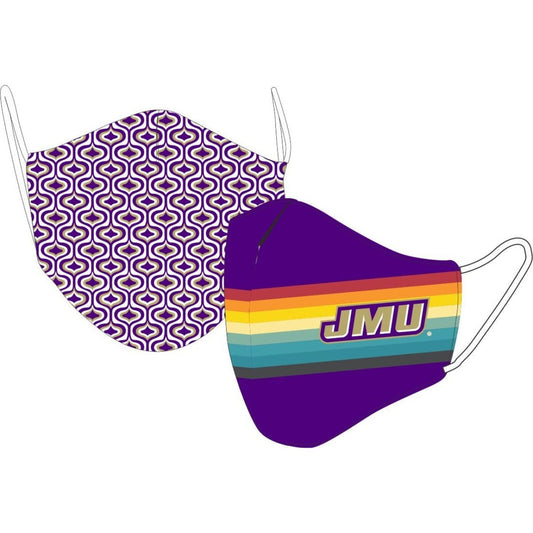 JMU Rainbow Retro Face Mask - IN STOCK