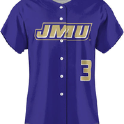 JMU Softball Jersey - CUSTOM PRODUCT - YOUTH XS / PURPLE
