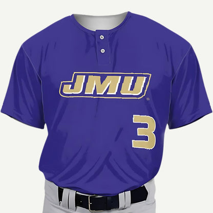 JMU Softball Jersey - CUSTOM PRODUCT - YOUTH XS / PURPLE