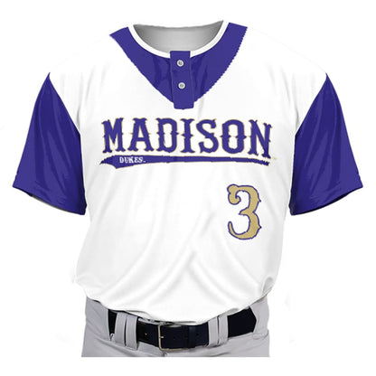 JMU Softball Jersey - CUSTOM PRODUCT - YOUTH XS / WHITE