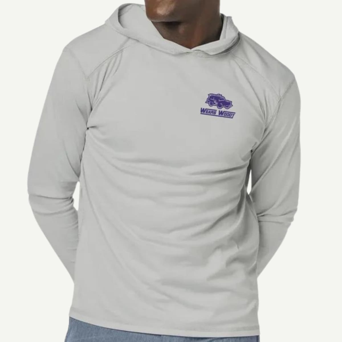 JMU SOLAR HOODED TEE - X-SMALL - Long Sleeve Tee