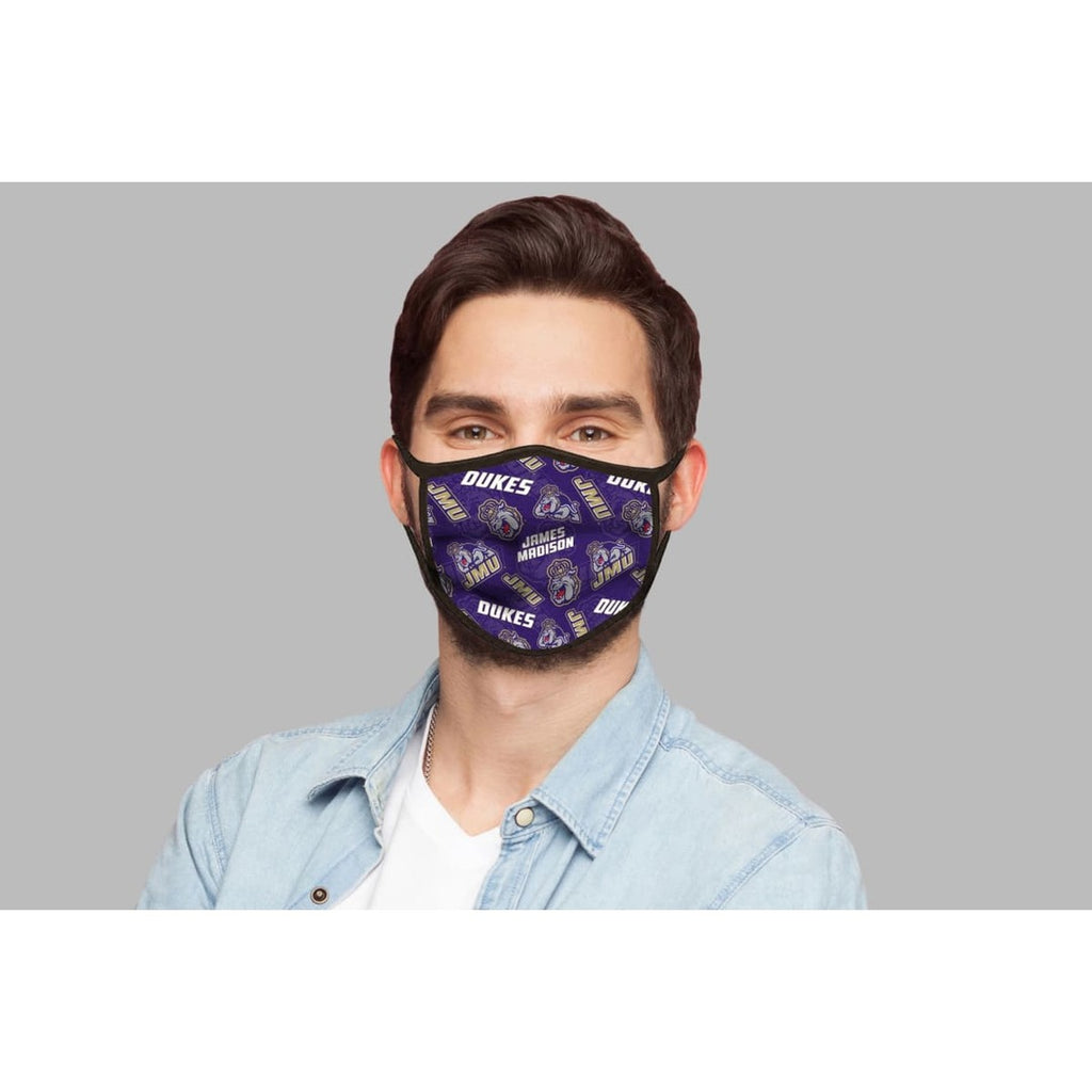 JMU Two Layer Adjustable Face Mask - IN STOCK