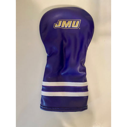 JMU Vintage Driver Headcover - PURPLE W/WHITE STRIPES