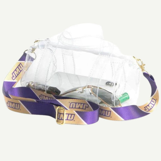 Kay Kay Mini Duffel-James Madison - IN STOCK - Clear Bag