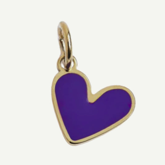 PURPLE HEART CHARM