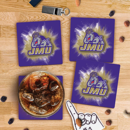 JMU James Madison Dukes Color Splash Coaster, Splash coaster