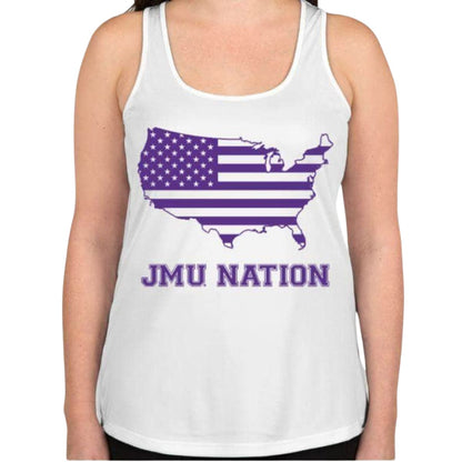 Fitness Wear, Workout Tank, JMU Logo Apparel, Made for Dukes Fans