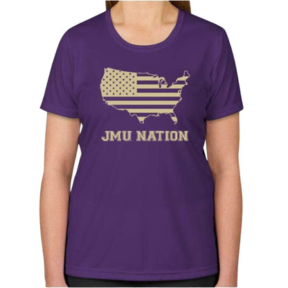 Fitness Apparel, Workout Shirt, Active Lifestyle Wear, Official JMU Logo Gear