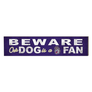 We are all JMU Family 3 x 13 Indoor Signs - DOG